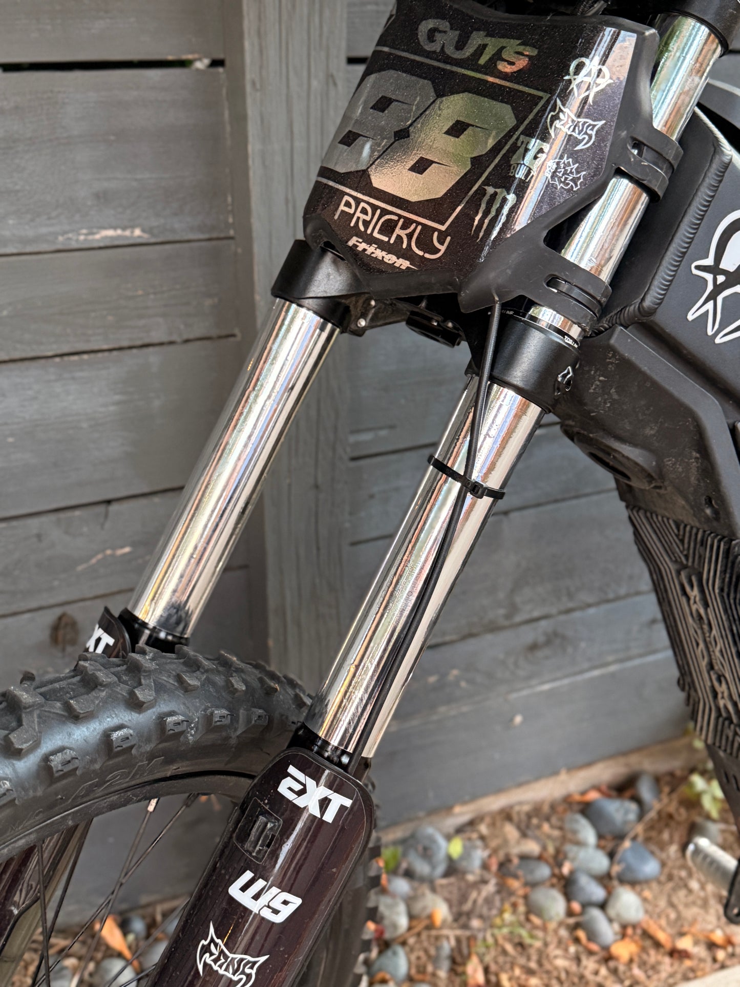 Talaria x3 chrome fork wraps – BL Graphics